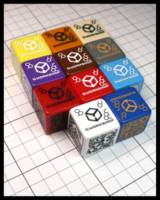 Dice : Dice - 6D - Q Workshop Promo Dice 11 Singles - Dark Ages